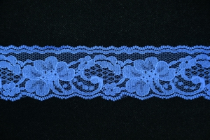 2 Inch Flat Lace, Royal Blue (50 yards) MADE IN USA